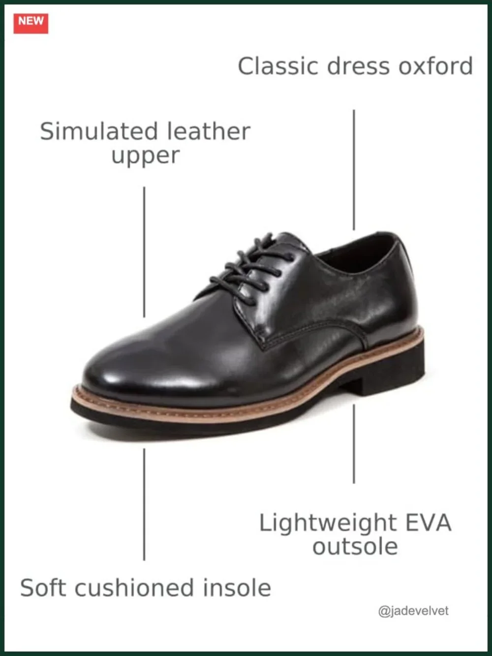 Classic Dress Oxford Lace-Up Comfort Shoes for Boys